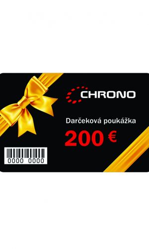  hodinky Darčeková poukážka 200 €